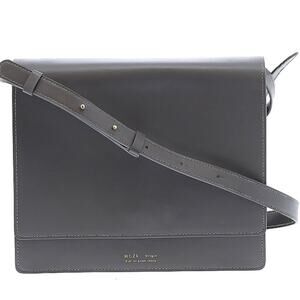 Hoze Origin gray leather shoulder bag